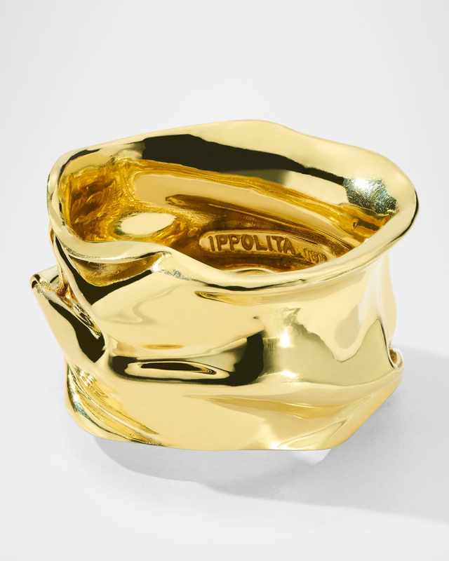 18K Gold Crush Statement Ring